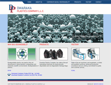 Tablet Screenshot of dwarakaplastics.com